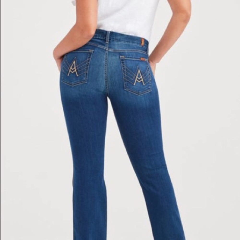 7 For All Mankind “A” Pocket Bootcut Jeans Size 29